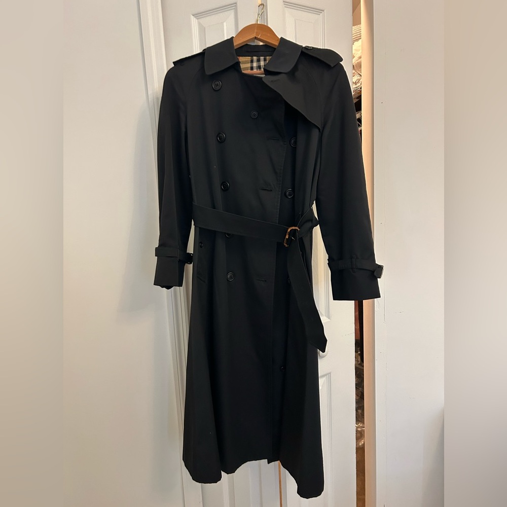Burberry classic black coat
